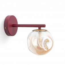 Настенный светильник Crater Burgundy+Amber 5 Colors Collection